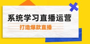 （12802期）系统学习直播运营：掌握起号方法、主播能力、小店随心推，打造爆款直播-圆梦资源站