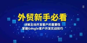 外贸新手必看,详解主动开发客户的重要性,掌握Google客户开发实战技巧-圆梦资源站