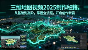 三维地图视频2025制作秘籍,从基础到高阶,掌握全流程,开启创作新篇-圆梦资源站