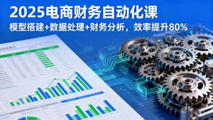 2025电商财务自动化课,模型搭建+数据处理+财务分析,效率提升80%-圆梦资源站