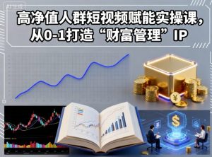高净值人群短视频赋能实操课,从0-1打造“财富管理”IP-圆梦资源站