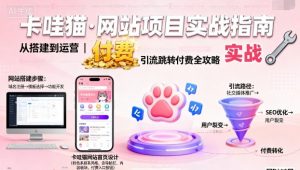 卡哇猫·网站项目,网站搭建与运营以及引流跳转付费-圆梦资源站