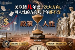 付费文章:美联储几年变一次大方向,可人性的方向几千年都不变-圆梦资源站