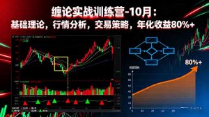 缠论实战训练营-10月:基础理论,行情分析,交易策略,年化收益80%+-圆梦资源站