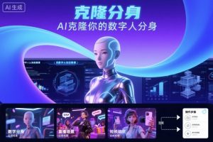 AI数字人认知实操课,克隆你的数字人分身-圆梦资源站