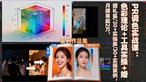 PR调色实战课：色彩理论+工具实操+婚礼医美/30+实操案例，月接单超2万-圆梦资源站