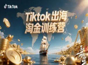 Tiktok出海淘金训练营,跨境电商TK实战变现-圆梦资源站