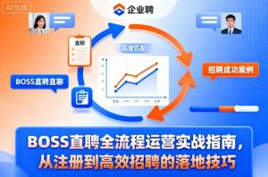 BOSS直聘全流程运营实战指南，从注册到高效招聘的落地技巧-圆梦资源站