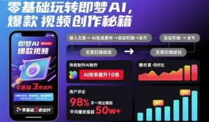 零基础玩转即梦AI，爆款视频创作秘籍-圆梦资源站