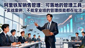 阿里铁军销售管理:可落地的管理工具+实战案例,不能拿业绩的管理都在扯淡-圆梦资源站