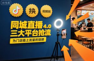 同城直播实操班4.0,三大平台抢流,为门店插上流量的翅膀-圆梦资源站