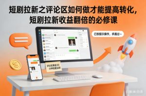 短剧拉新之评论区如何做才能提高转化,短剧拉新收益翻倍的必修课-圆梦资源站