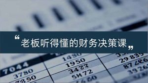 老板能听得懂的财务决策课,报表解读、数据洞察、风险识别,用财务驱动业务增长-圆梦资源站