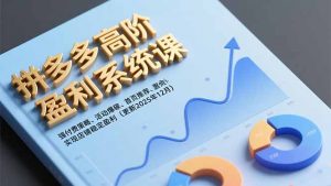 拼多多高阶盈利系统课,强付费策略、活动爆破、首页推荐,实现店铺稳定盈利(更新12月-圆梦资源站