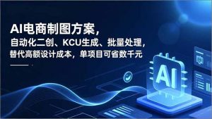 AI电商制图方案，自动化二创、SKU生成、批量处理，替代高额设计成本，单项目可省数千元-圆梦资源站