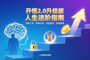 开悟2.0升级版人生进阶指南，洞察人性-思维升级-财富密码-自我圆满-圆梦资源站