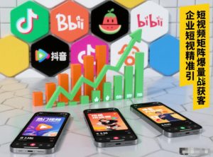 企业短视频精准引流矩阵获客，短视频矩阵爆量战法-圆梦资源站