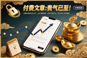 付费文章：贵气已至！用最朴素直白的文字，让你清楚知道，该如何接住这一次时代的泼天富贵-圆梦资源站