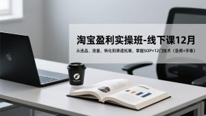淘宝盈利实操班-线下课12月，从选品、流量、转化到渠道拓展，掌握SOP+12门技术(音频+字幕-圆梦资源站