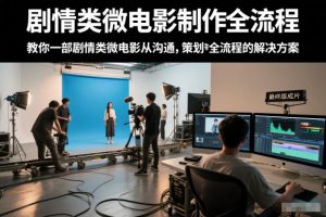 剧情类微电影制作全流程，教你一部剧情类微电影从沟通，策划到拍摄制作全流程的解决方案-圆梦资源站