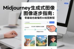 Midjourney生成式图像逐步指南:零基础也能懂的AI绘图教程-圆梦资源站