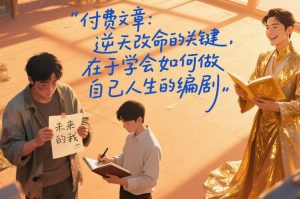 付费文章:逆天改命的关键,在于学会如何做自己人生的编剧-圆梦资源站