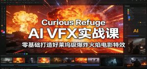 Curious Refuge AI VFX实战课,零基础打造好莱坞级爆炸火焰电影特效-圆梦资源站