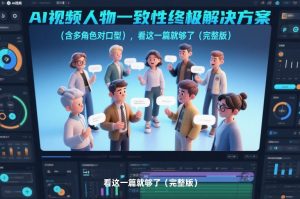 AI视频人物一致性终极解决方案(含多角色对口型)，看这一篇就够了(完整版)-圆梦资源站