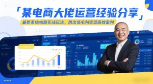 某电商大佬运营经验分享，最新系统电商实战玩法，跳出低毛利实现高效盈利-圆梦资源站