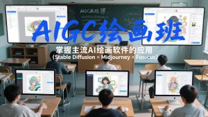 AIGC绘画班,掌握主流Ai绘画软件的应用(Stable Diffusion x Midjourney x Fooocus)-圆梦资源站