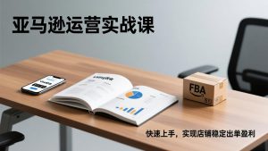 亚马逊运营实战课,Listing优化、Vine秒杀、FBA发货,快速上手,实现店铺稳定出单盈利-圆梦资源站