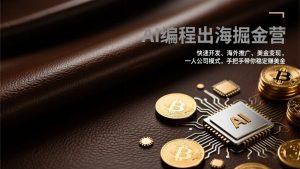 AI编程出海掘金营：快速开发、海外推广、美金变现，一人公司模式，手把手带你稳定赚美金-圆梦资源站
