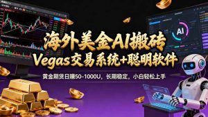 海外美金操盘手技术，Vegas交易技术+聪明软件，日赚50-1000U，长期稳定，小白轻松上手。-圆梦资源站