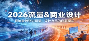2026流量&商业设计，把流量转化为留量，设计自己的商业模式-圆梦资源站
