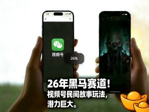 26年黑马赛道，视频号民间故事类玩法，潜力巨大，每日收益超5张-圆梦资源站